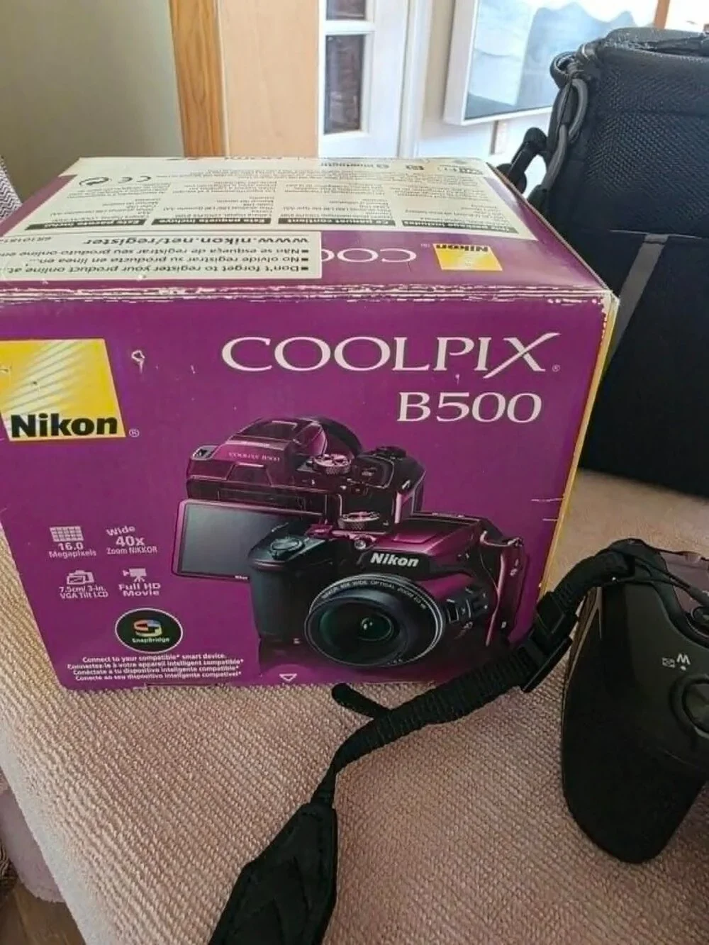 Nikon CoolPix B500 Digital Camera, 16 megapixel, 40x Zoom